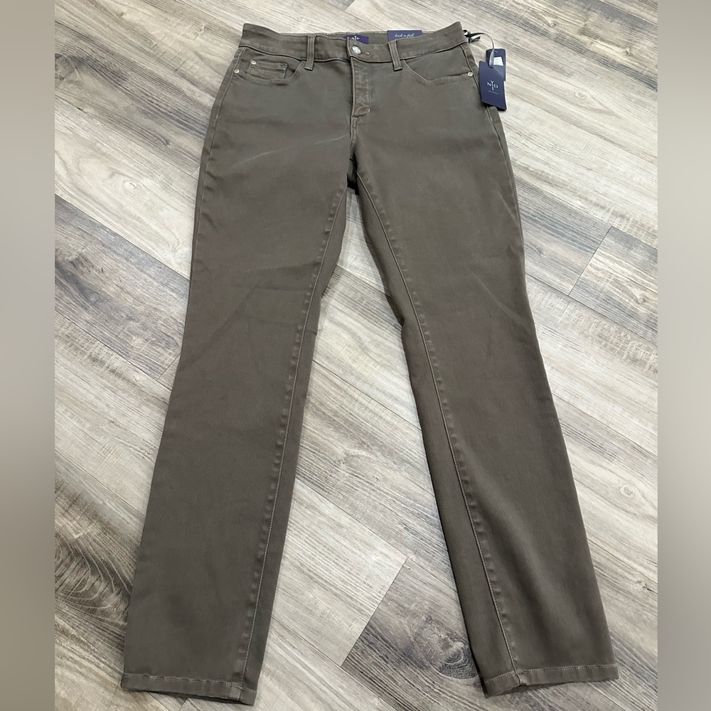 NYDJ Original Slimming Fit Earth Green Jean Legging NWT
